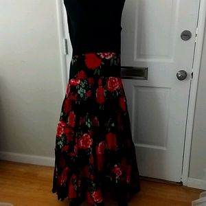 Chelsea and Theodore Floral Maxi Dress